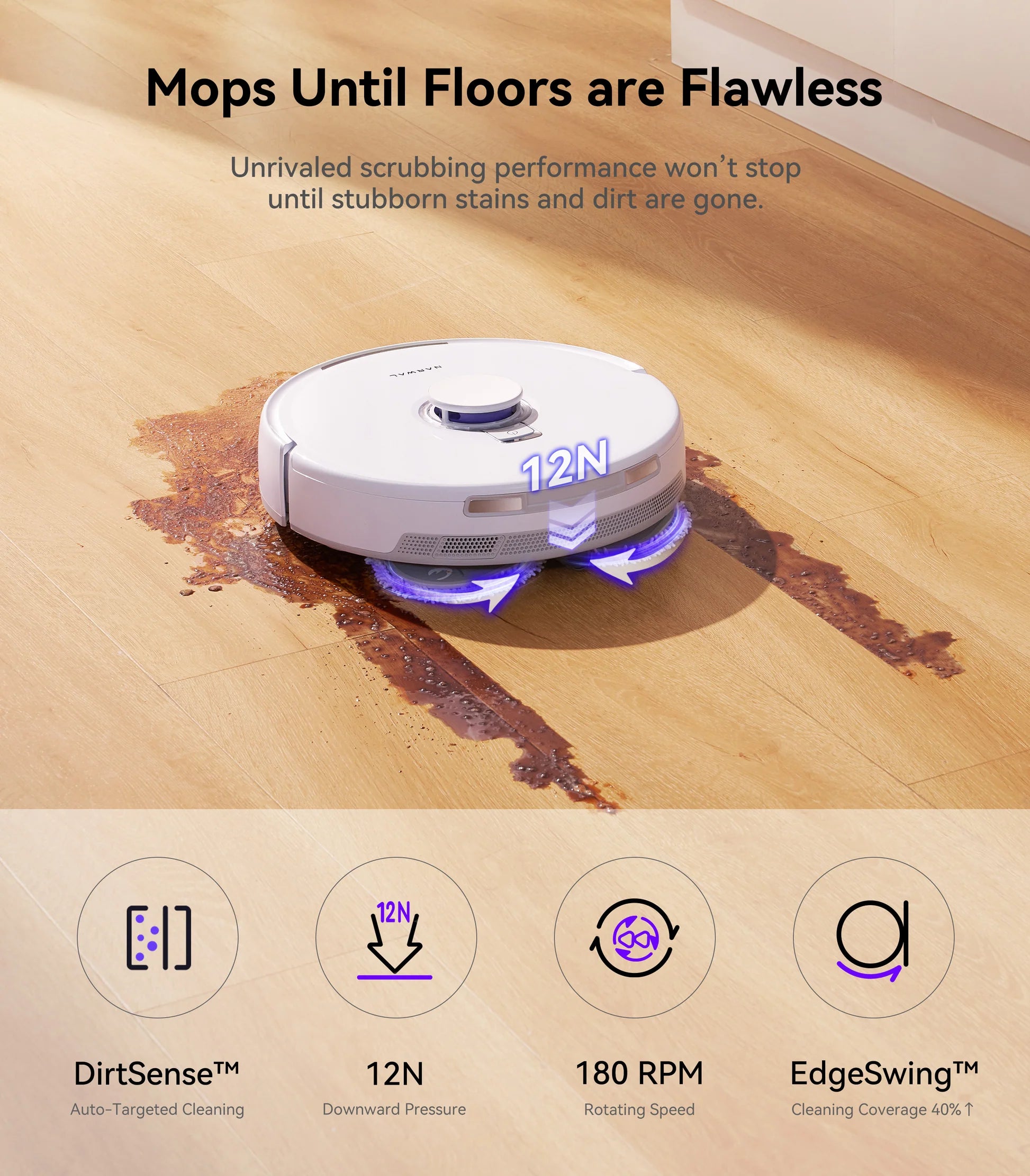 Narwal Freo X Ultra Robotic Vacuum and Mop with Auto Washing and Self Empty