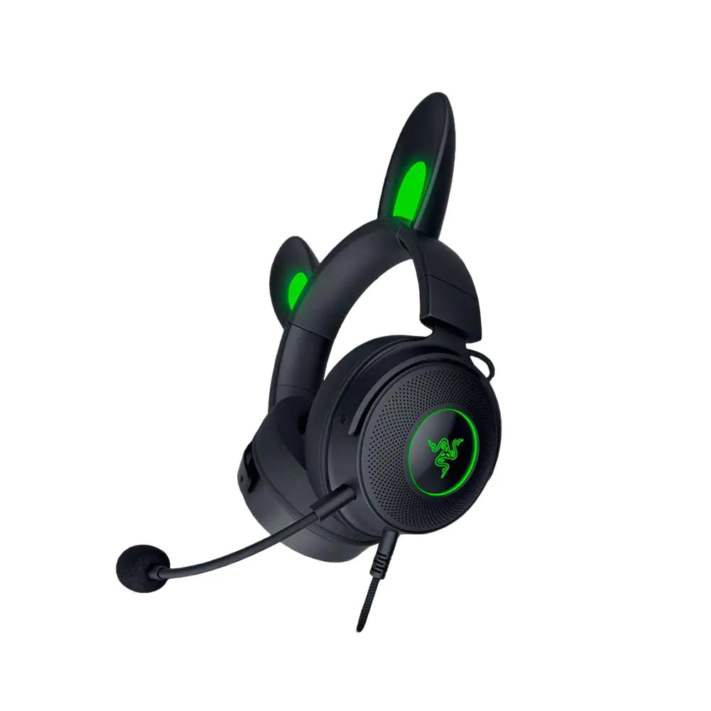 Razer Kraken Kitty V2 Pro Wired RGB Headset with Interchangeable Ears - Black RZ04-04510100-R3M1