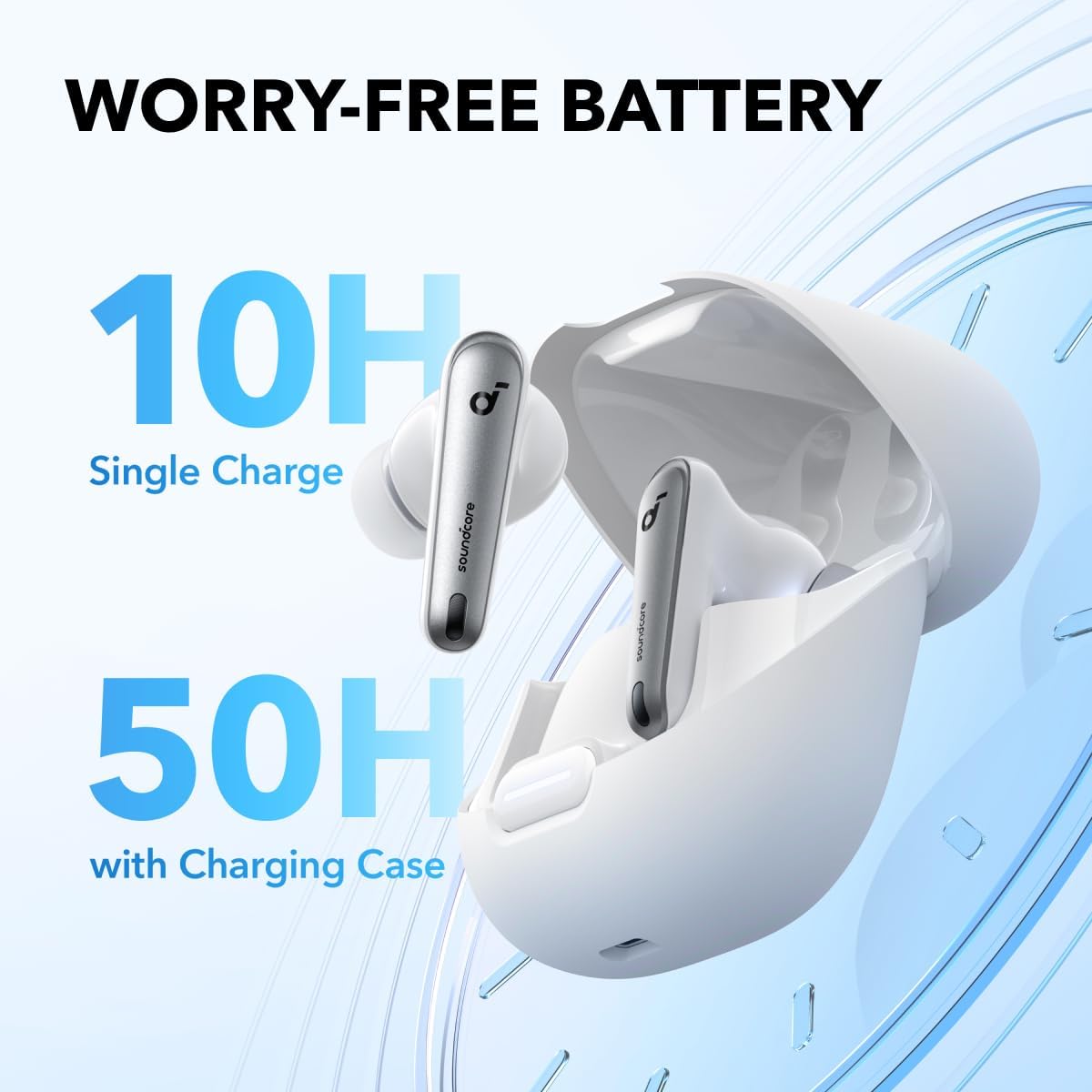 Anker Soundcore Liberty 4 NC True Wireless Noise Cancelling Earbuds - White