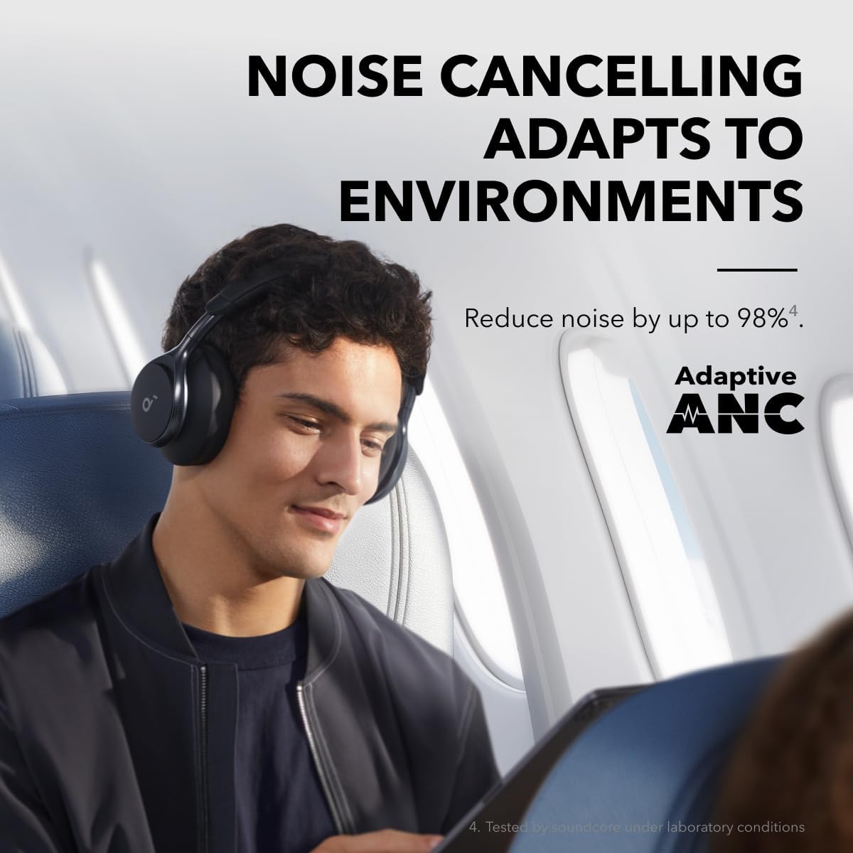 Anker Soundcore Space One Noise Cancelling Wireless Headphones - Jet Black