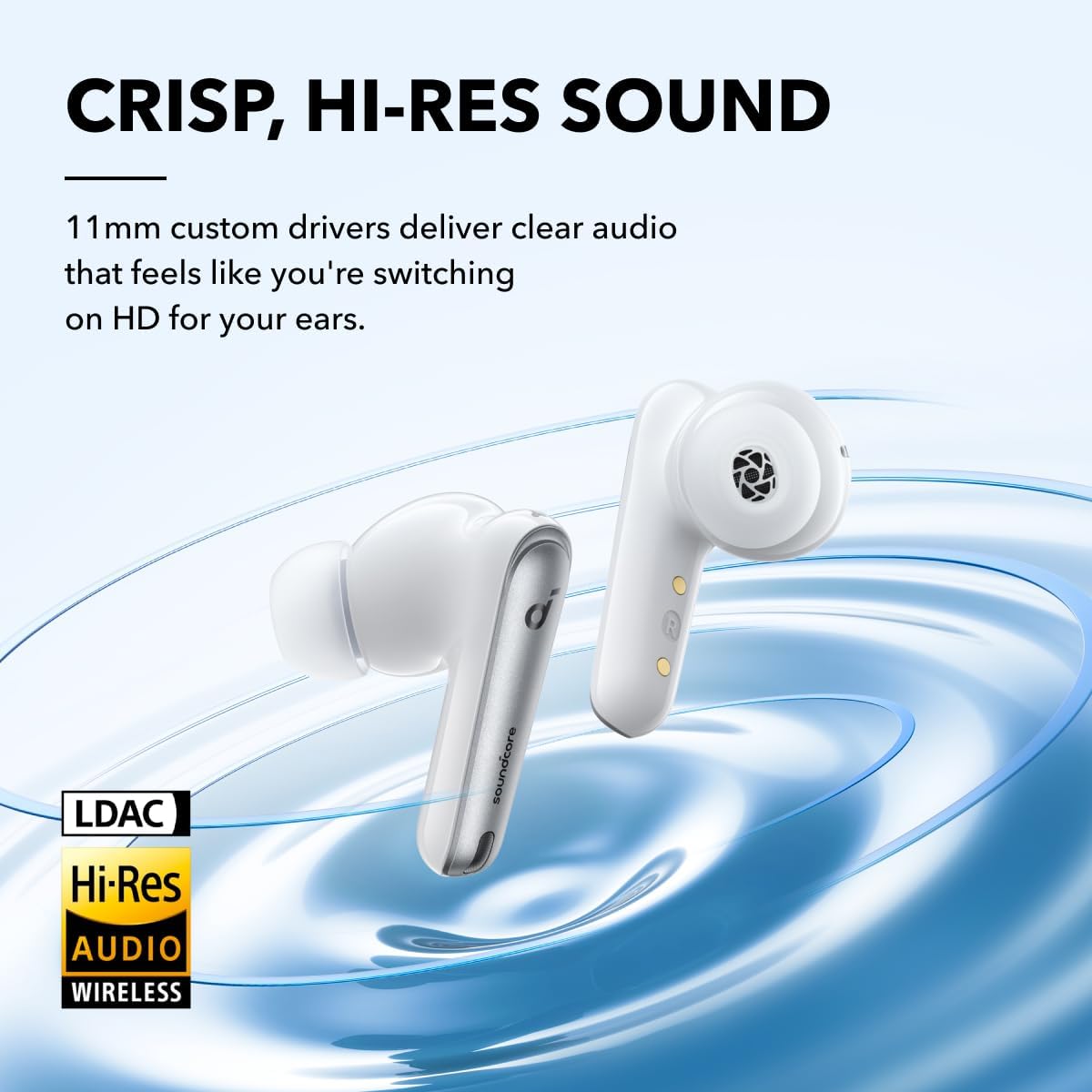 Anker Soundcore Liberty 4 NC True Wireless Noise Cancelling Earbuds - White