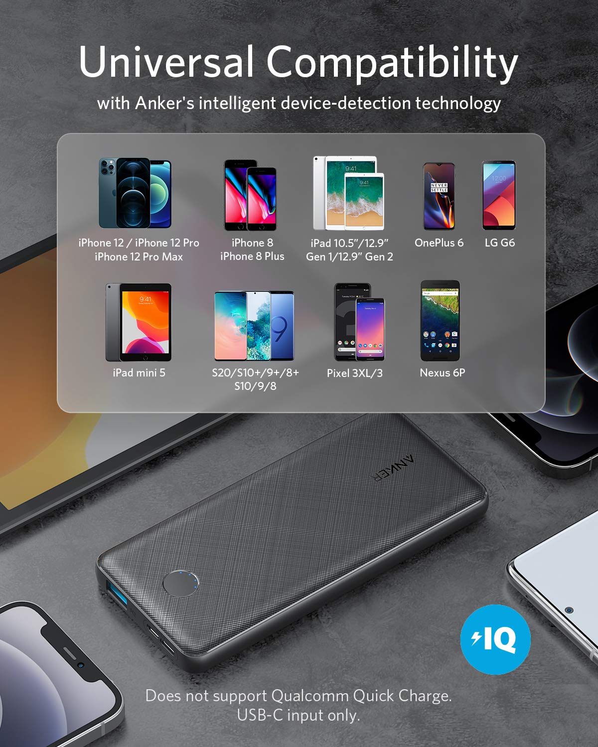 Anker 313 Power Bank (PowerCore 10K) Black - A1229016