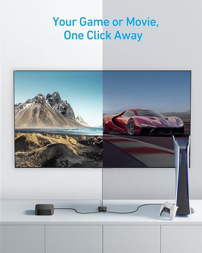 Anker HDMI Switch 4K 60Hz 2 in 1 out A83H10A1