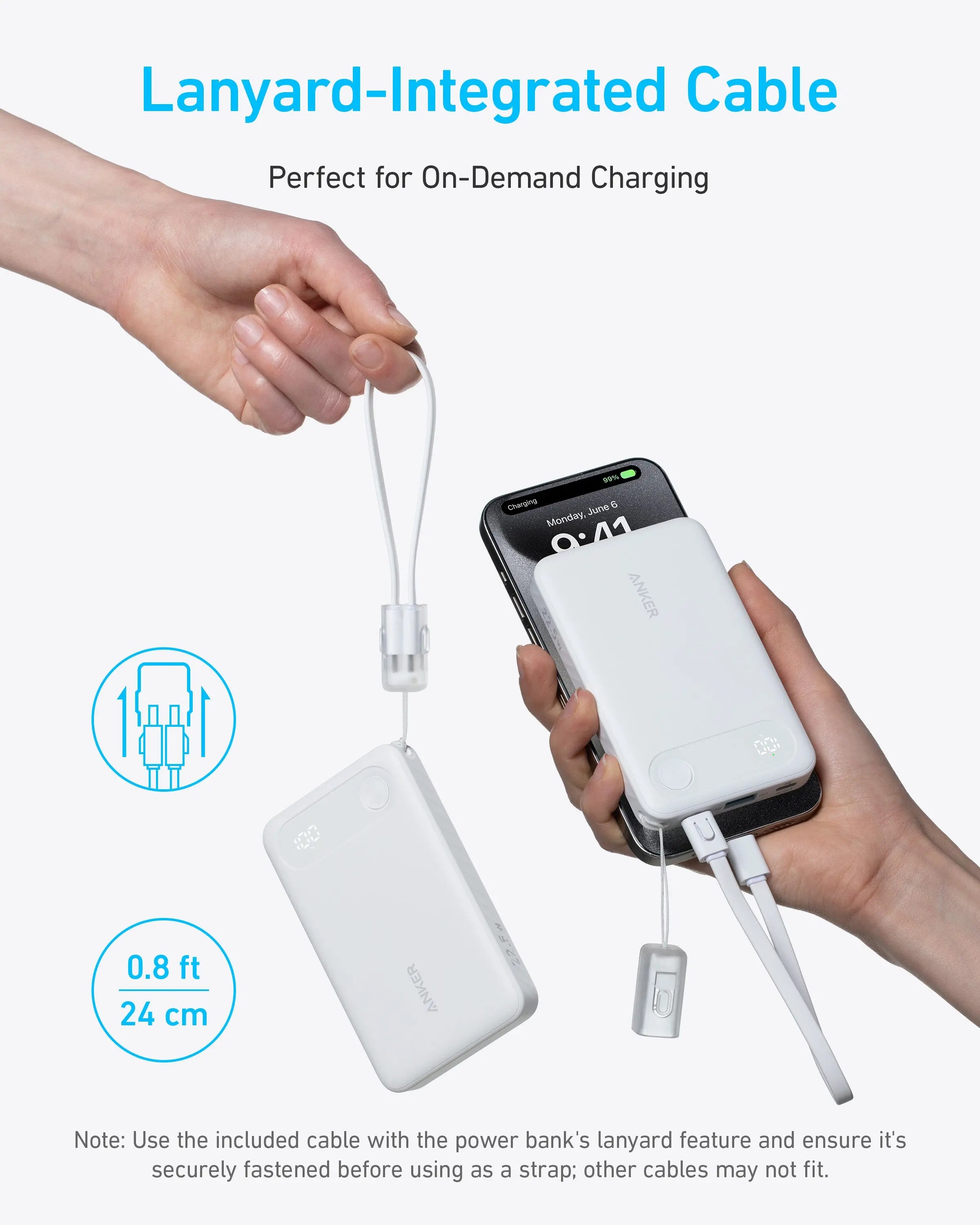 Anker Powercore 10000mAh 22.5W Power Bank - White A1257H21