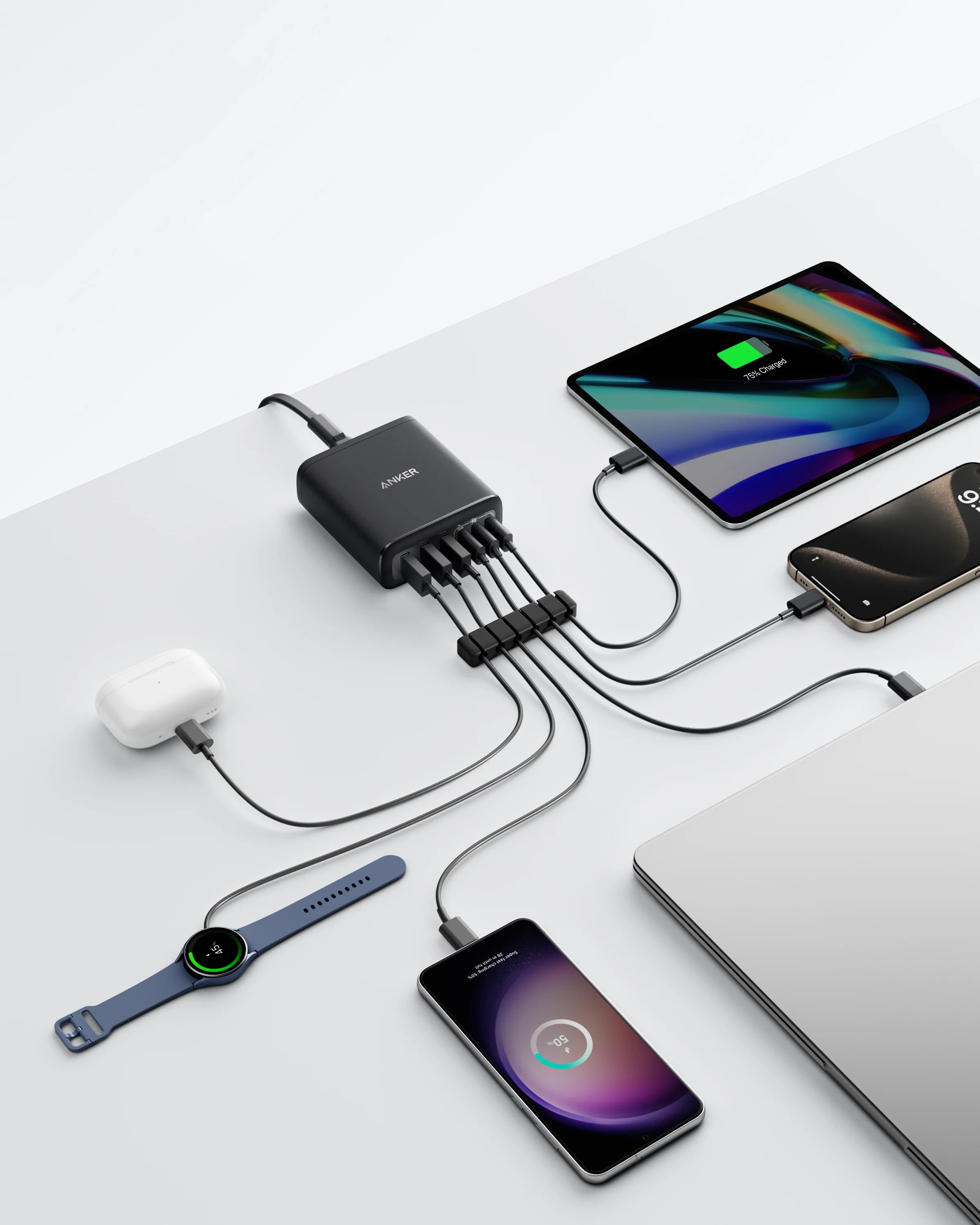 Anker 112W 6-Ports GaN Charger A2154T11