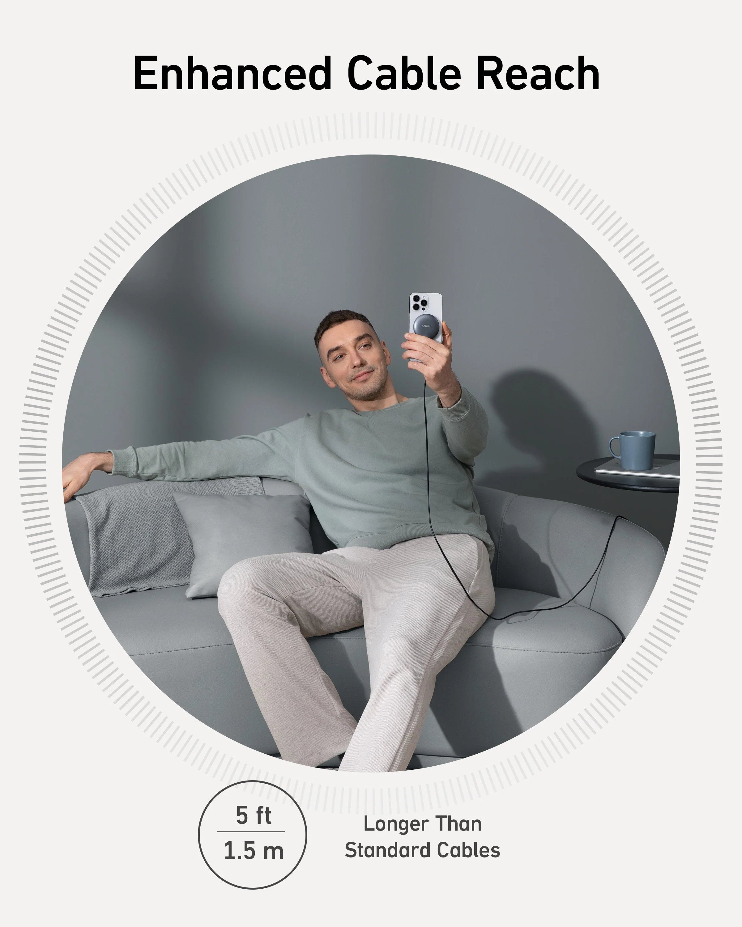 Anker MagGo 15W Wireless Charger (Pad) A25M0111