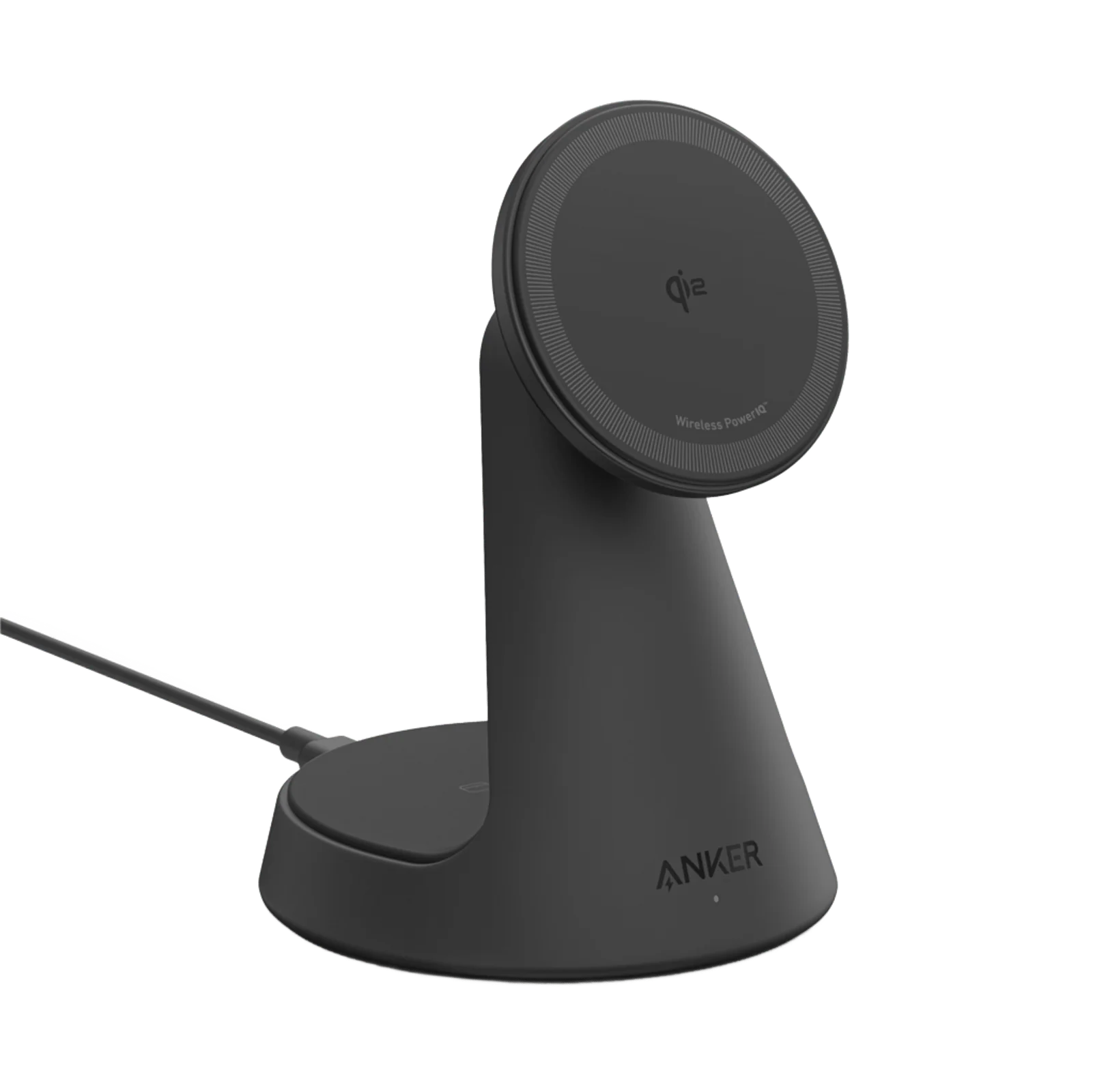 Anker MagGo 2-in-1 Dock Stand 15W Wireless Charger - Black A25M7H11
