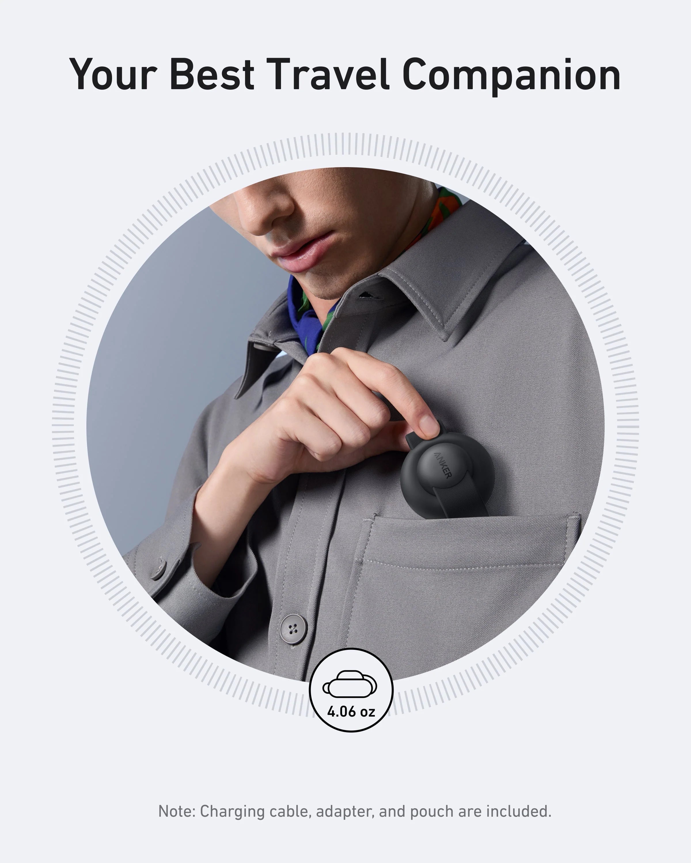 Anker MagGo 3-in-1 Wireless Charging Station (Foldable Pad) - Black B25M8T11