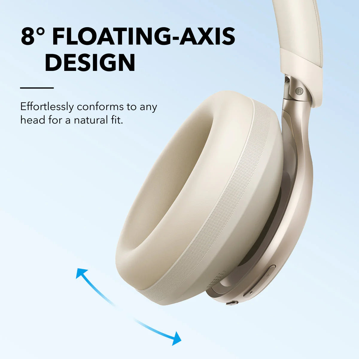 Anker Soundcore Space One Noise Cancelling Wireless Headphones - Latte Cream