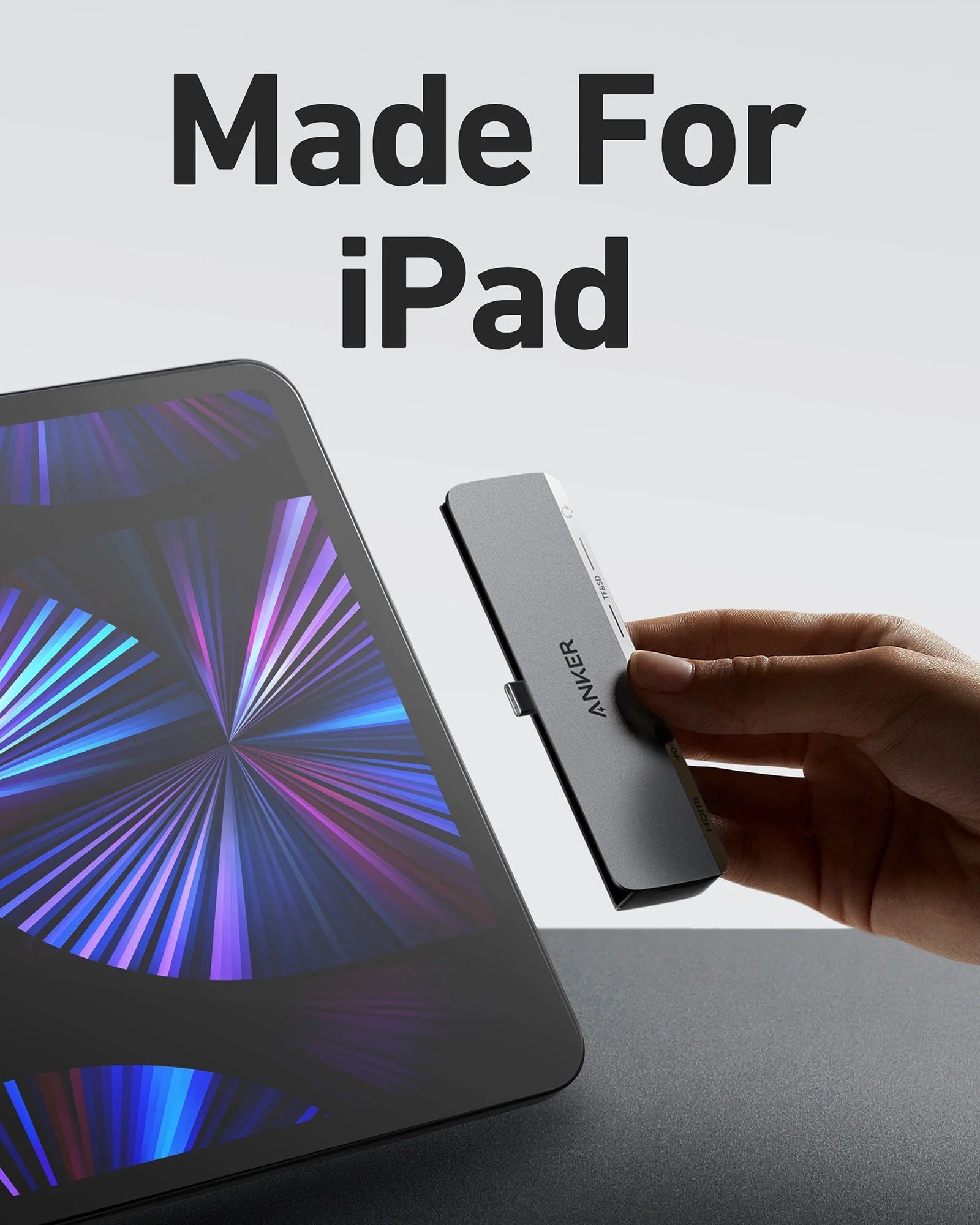 Anker 541 USB-C Hub (6-in-1, for iPad) A83630A1