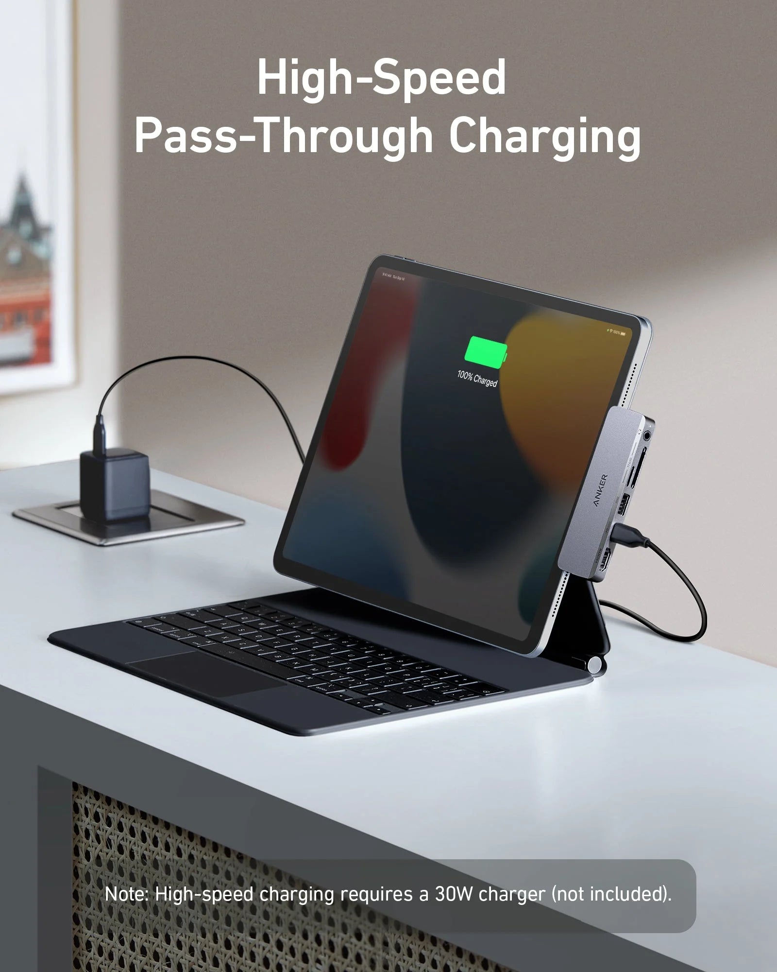 Anker 541 USB-C Hub (6-in-1, for iPad) A83630A1