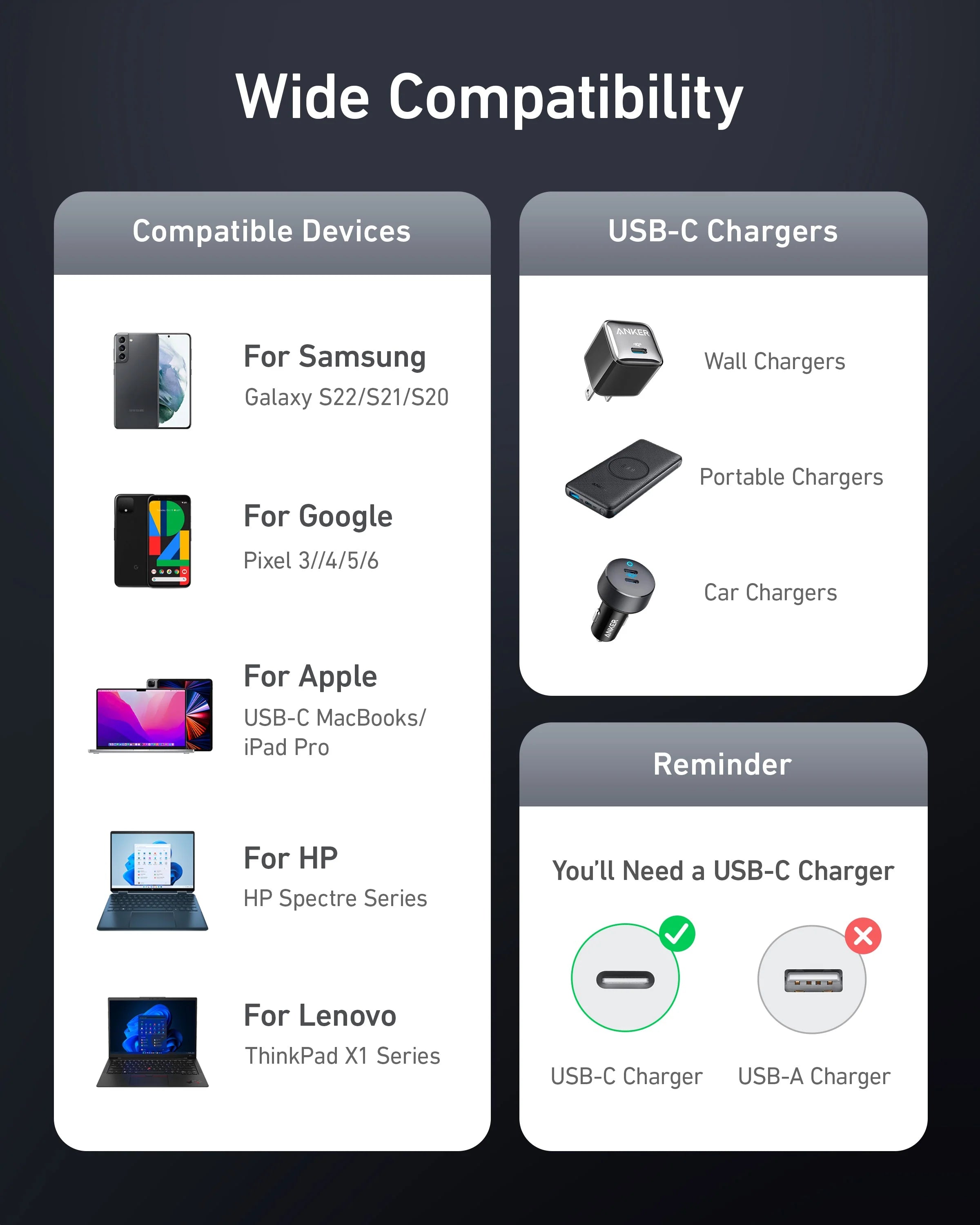 Anker 765 USB-C to USB-C Cable (140W 6ft Nylon) A88660A1