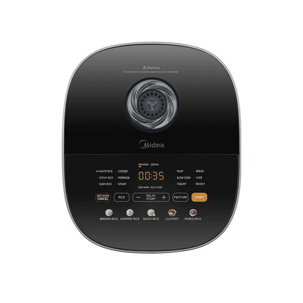 Midea 10-Cups 1.8L Digital Rice Cooker with LED Touch Control - MB-FS5021W