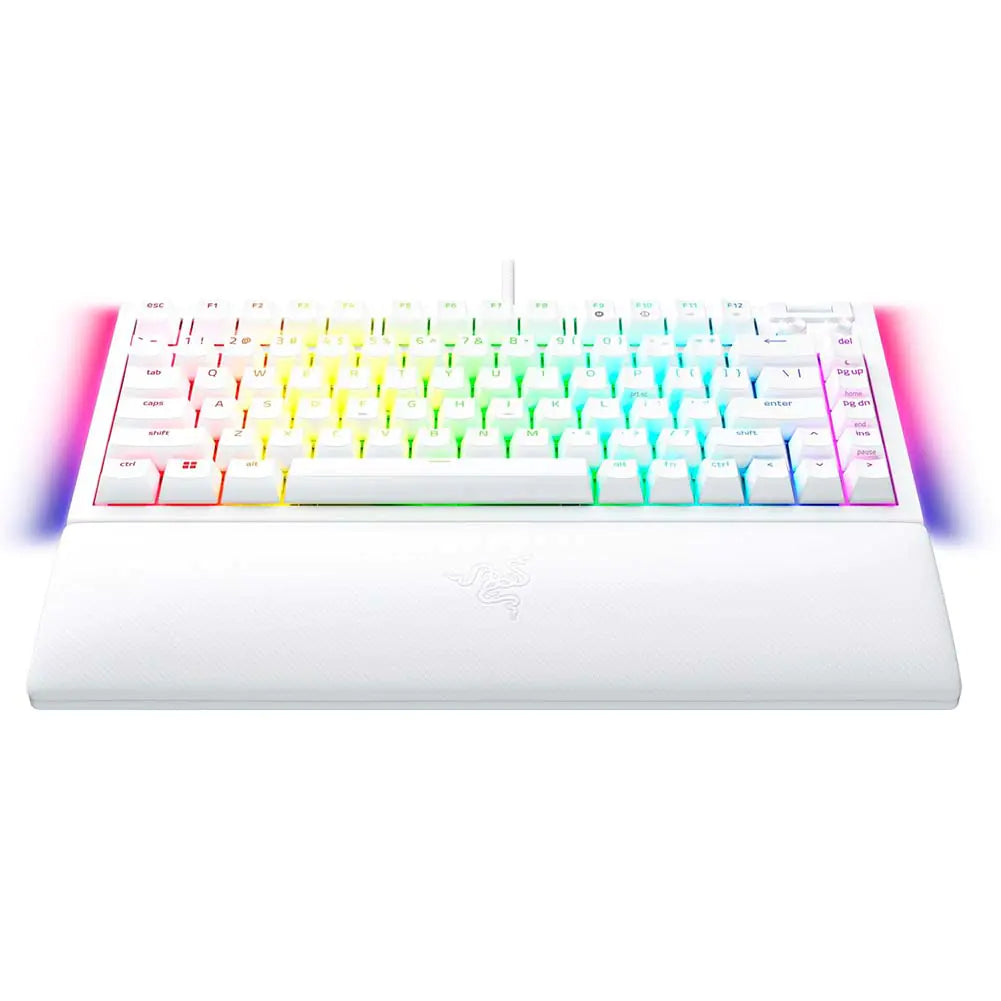 Razer BlackWidow V4 75% Mechanical Gaming Keyboard - White RZ03-05001700-R3M1