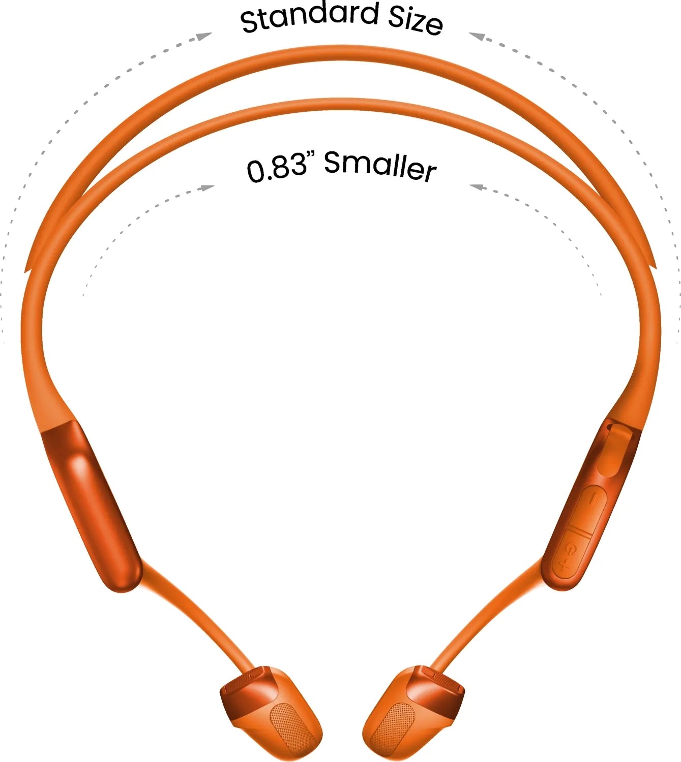 Shokz OpenRun Pro 2 Mini Wireless Bone Conduction Open-Ear Headphones - Orange