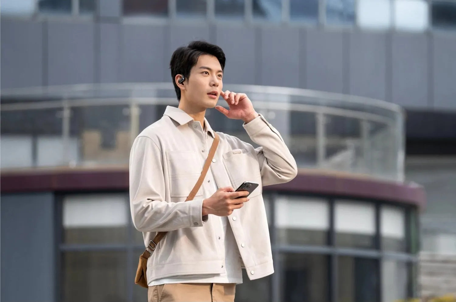 Shokz OpenFit Air True Wireless Open-Ear Headphones - Black