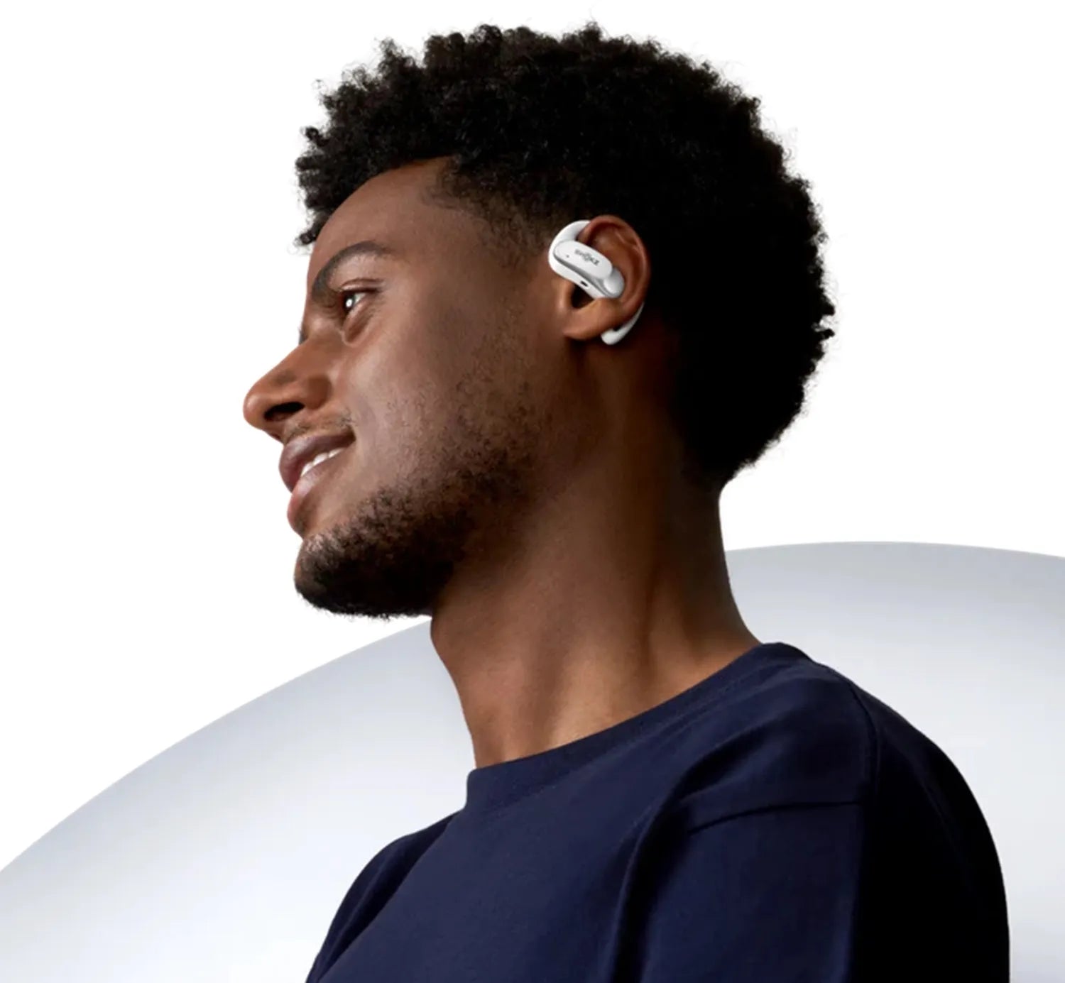 Shokz OpenFit Air True Wireless Open-Ear Headphones - White