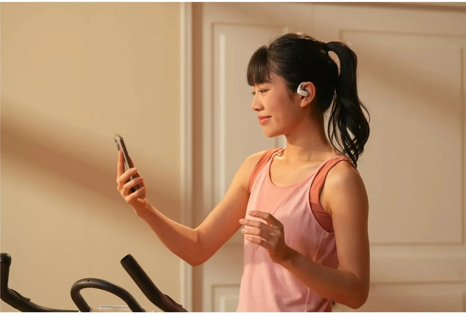 Shokz OpenFit Air True Wireless Open-Ear Headphones - White