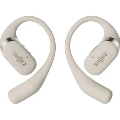 Shokz OpenFit True Wireless Open-Ear Bluetooth Headphones - Beige