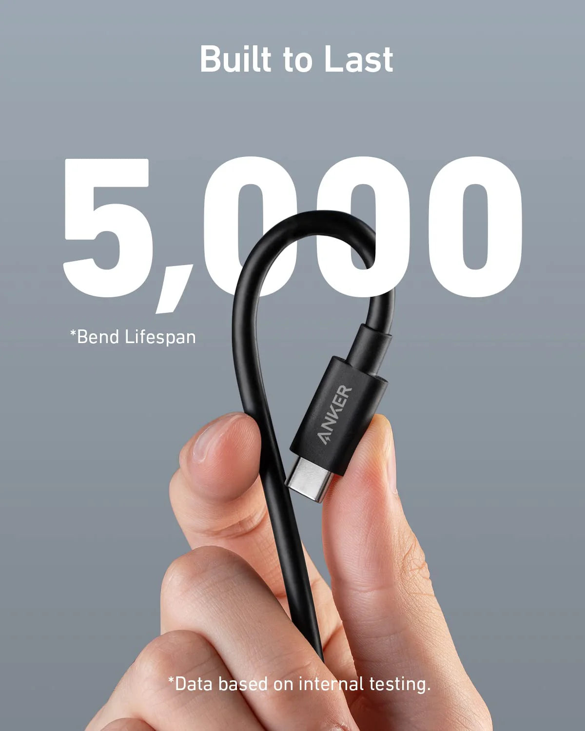Anker 515 USB-C to USB-C Cable 3.3ft Thunderbolt 4 Compatible (240W/40 Gbps) Black A8487011