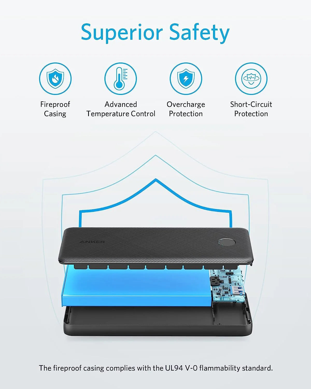 Anker 523 Power Bank (PowerCore 10K) Black - A1245013