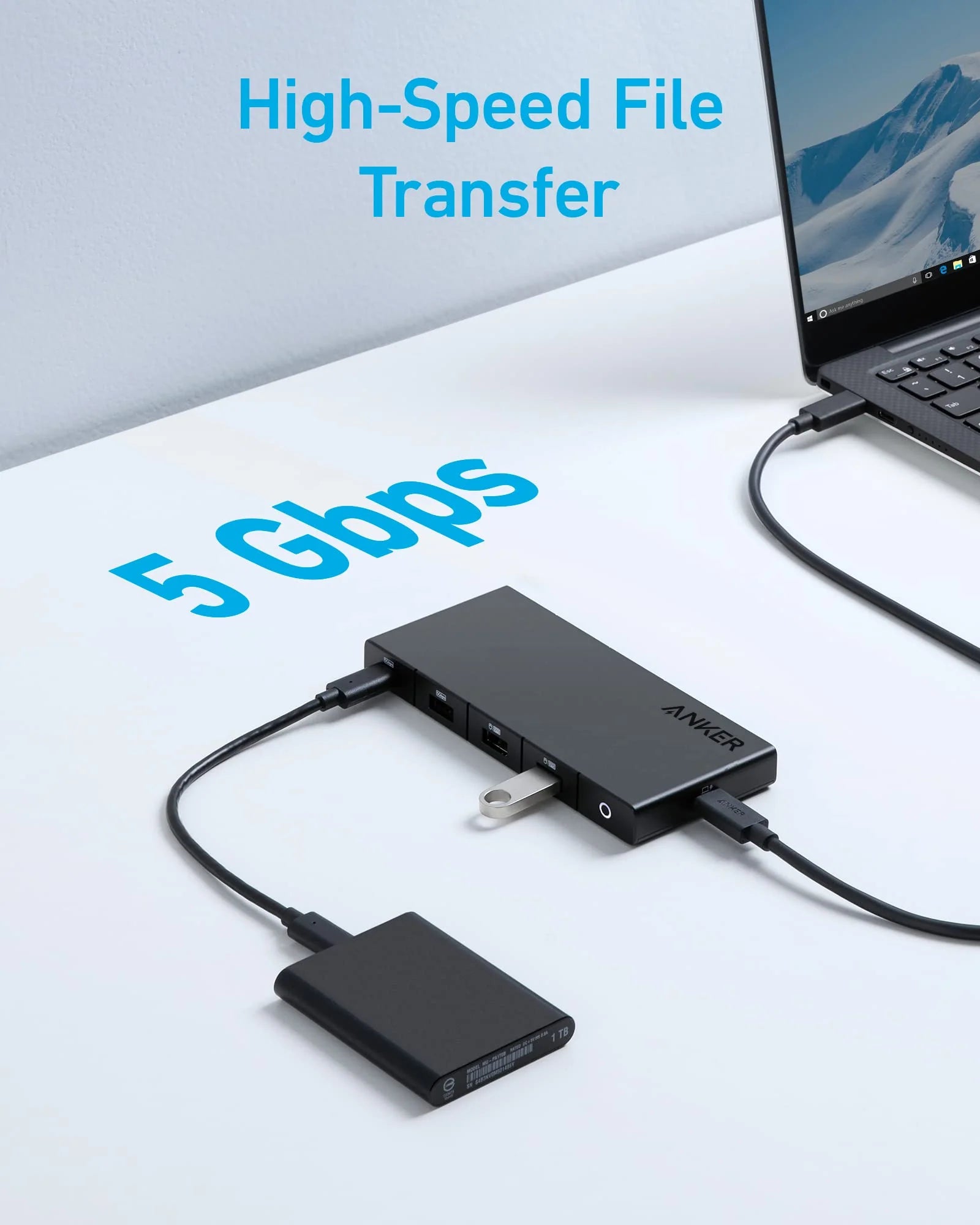 Anker 364 10-in-1 USB-C Hub with Dual 4K HDMI A83A2H11