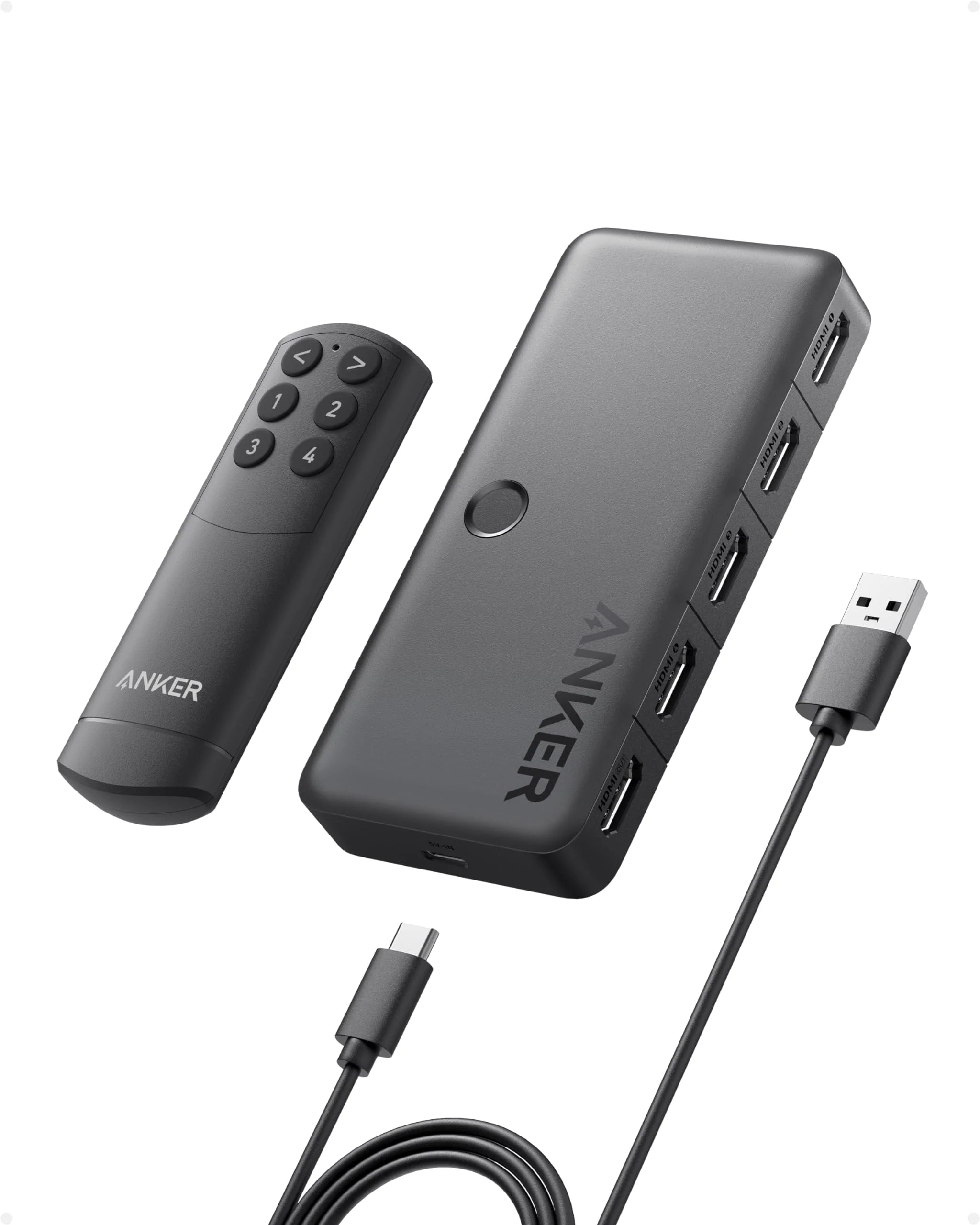 Anker HDMI Switch 4K 60Hz 4 in 1 out A83H20A1