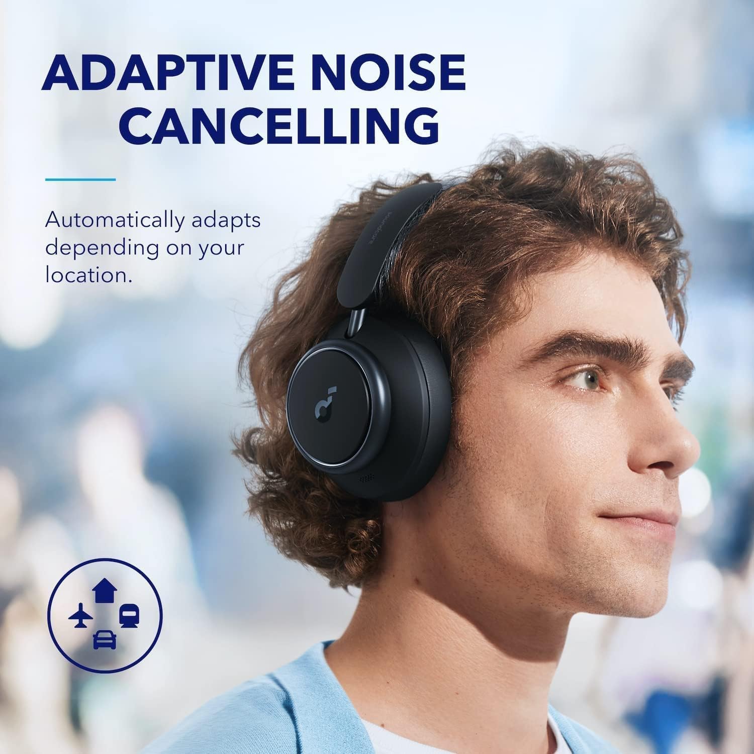 Anker Soundcore Space Q45 Noise Cancelling Wireless Headphones - Black
