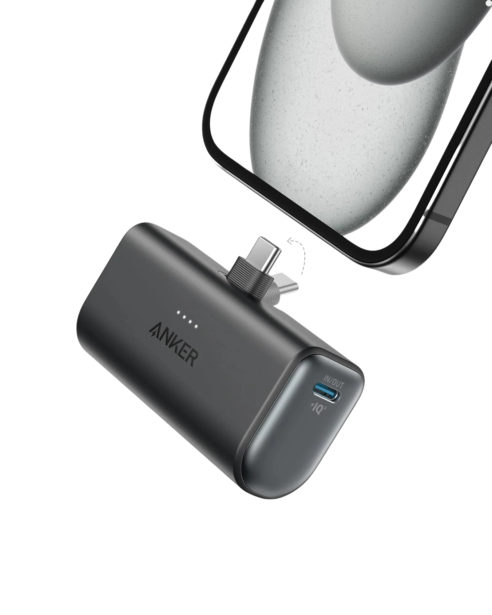 Anker 5000mAh Nano Power Bank with 22.5W Built-In USB-C Connector - Black A1653H11