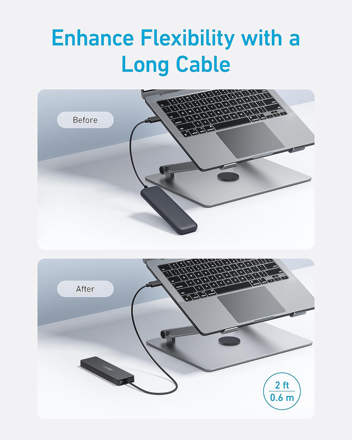Anker 4-in-1 USB-C Hub with 5Gbps Data Transfer A8309012