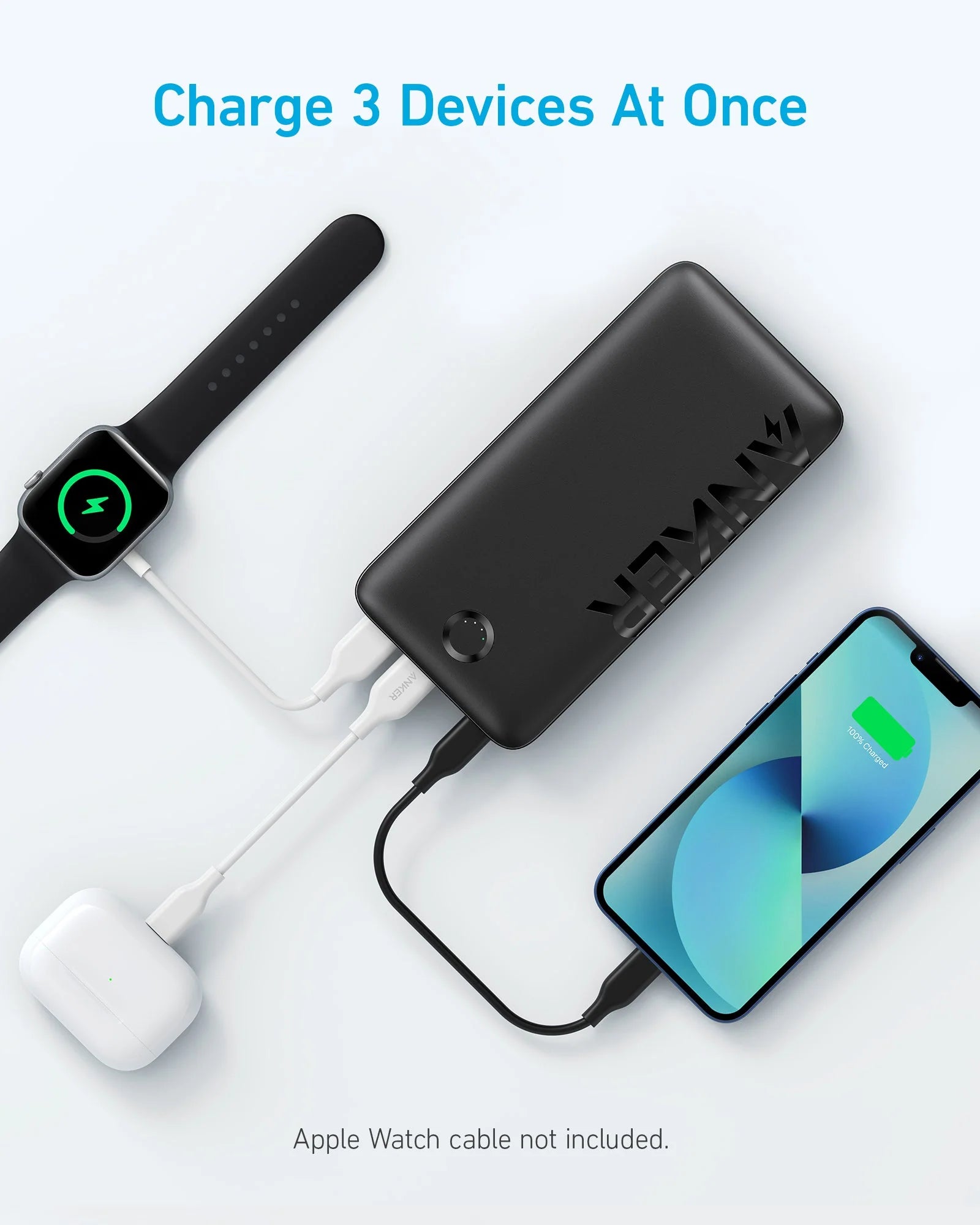 Anker 335 PowerCore 20K Power Bank - Black A1288012