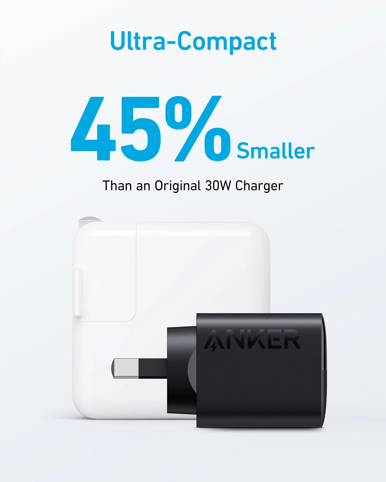 Anker 323 USB-C 33W Wall Charger - Black A2331T11