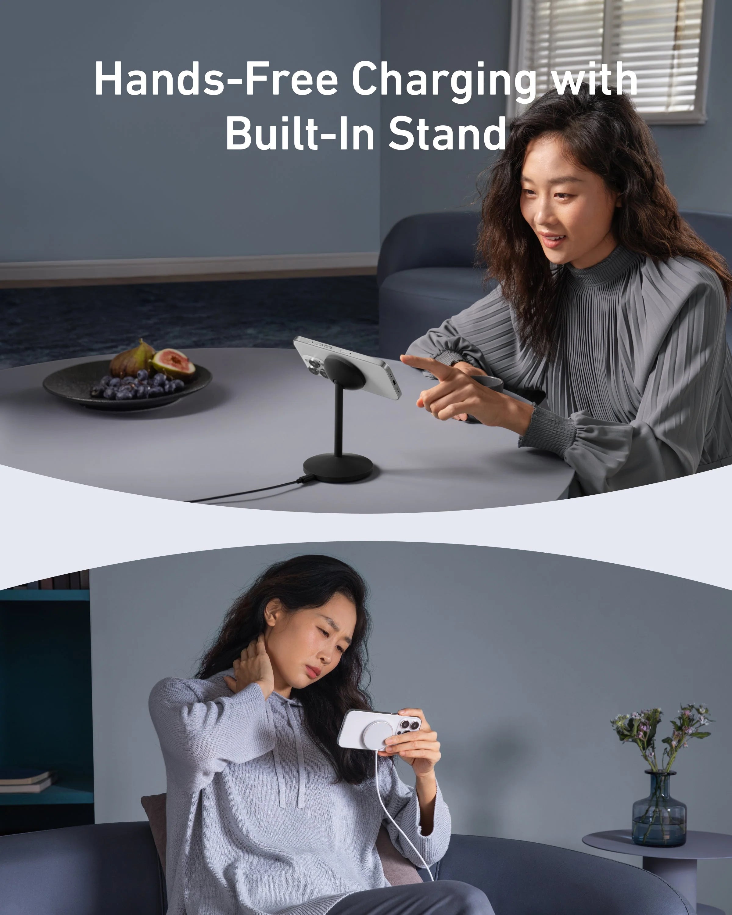 Anker MagGo 15W MagSafe Stand Wireless Charger A25X1H11
