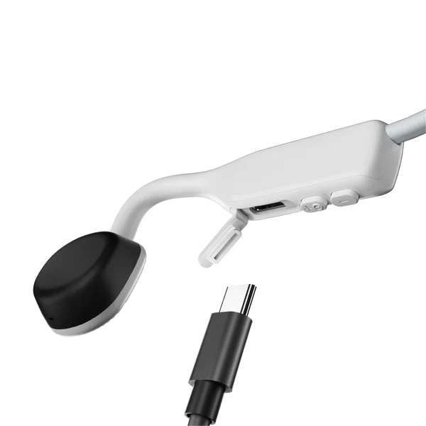 Shokz OpenMove Bone Conduction Sports Headphones - White