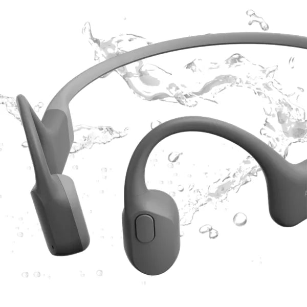 Shokz OpenRun Bone Conduction Sports Headphones - Grey