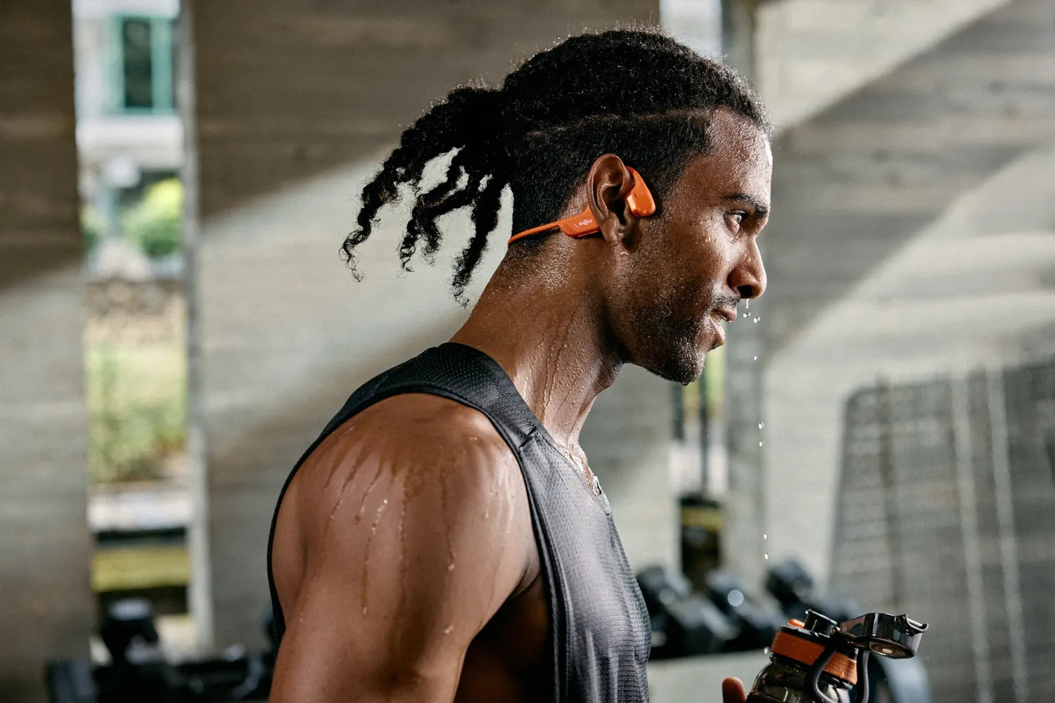Shokz OpenRun Pro 2 Mini Wireless Bone Conduction Open-Ear Headphones - Orange